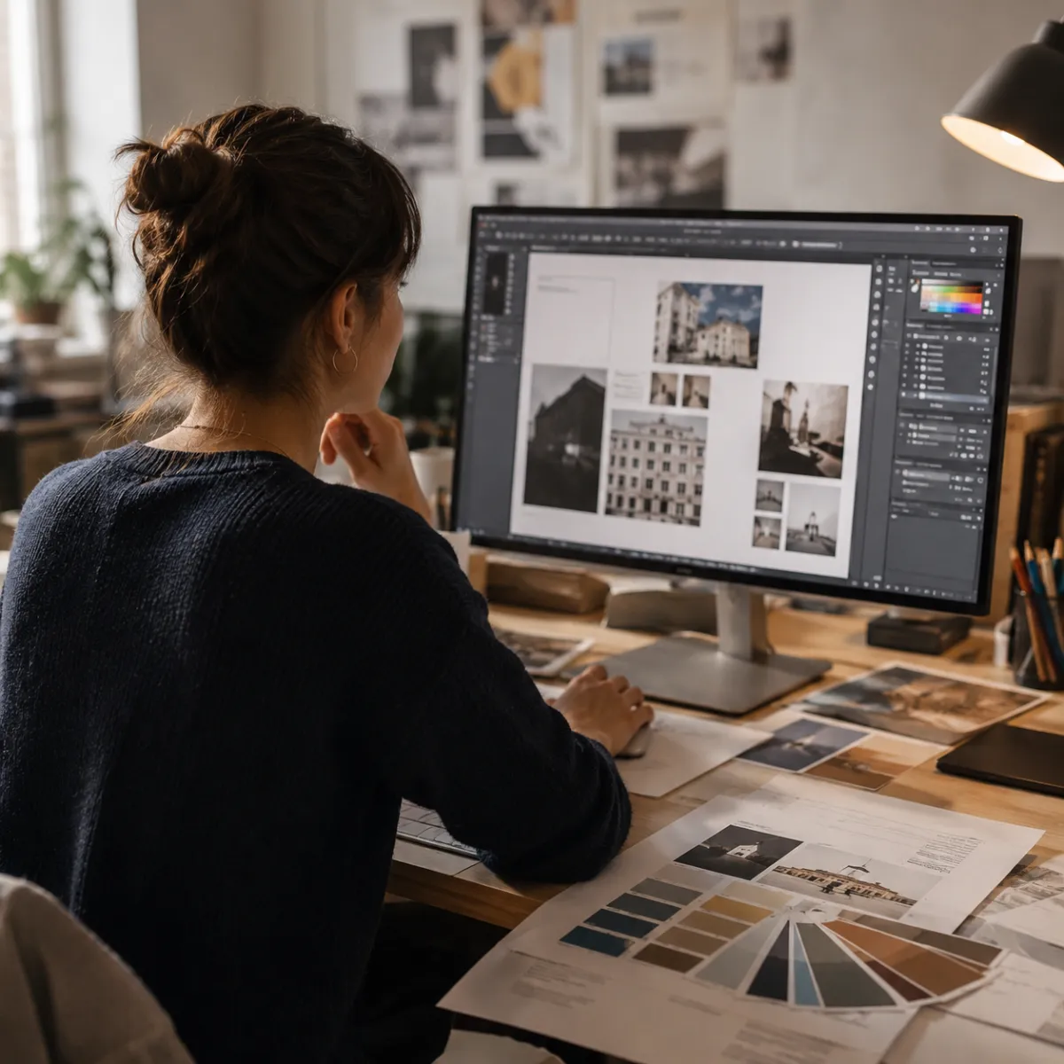 Graphic design studio at Budapest Metropolitan University